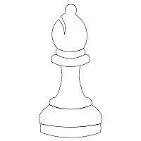 chess bishop single